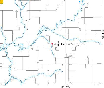 Wrights township, IL map