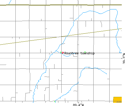 Rountree township, IL map