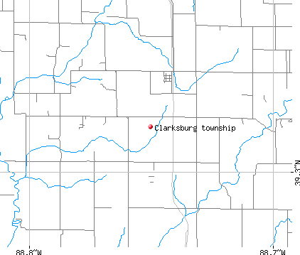 Clarksburg township, IL map