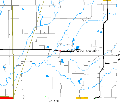 Western Mound township, IL map