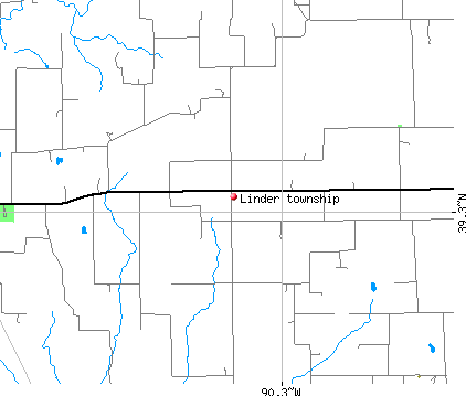 Linder township, IL map