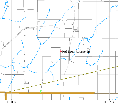 Holland township, IL map
