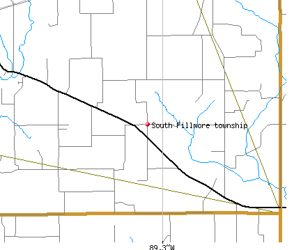 South Fillmore township, IL map