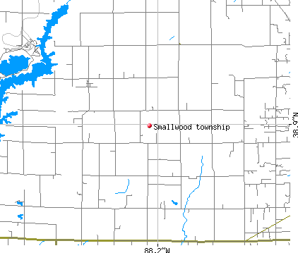 Smallwood township, IL map