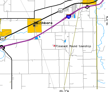 Pleasant Mound township, IL map