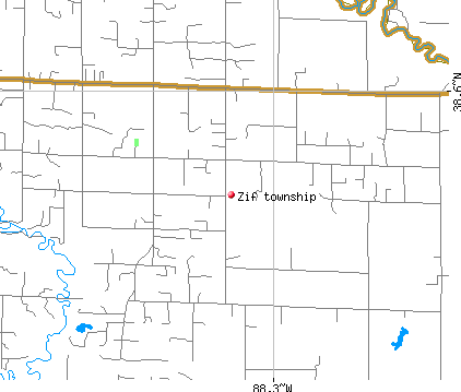 Zif township, IL map