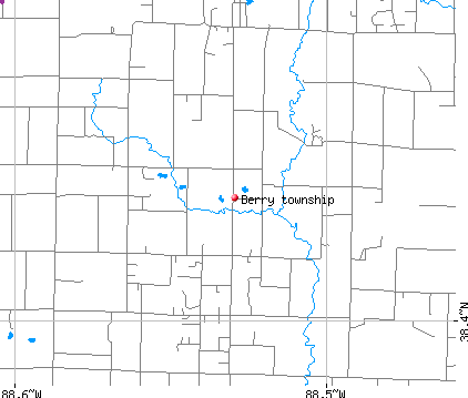 Berry township, IL map