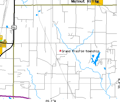 Grand Prairie township, IL map