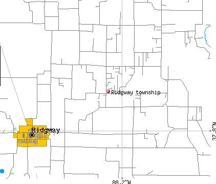 Ridgway township, IL map