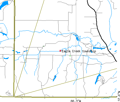 Eagle Creek township, IL map