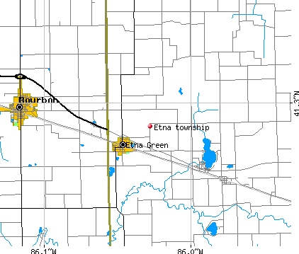 Etna township, IN map