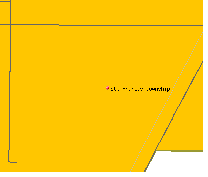 St. Francis township, AR map