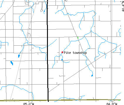 Pike township, IN map