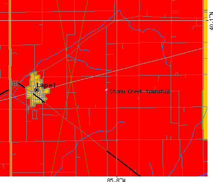 Stony Creek township, IN map