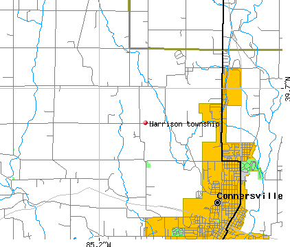 Harrison township, IN map