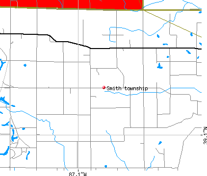 Smith township, IN map