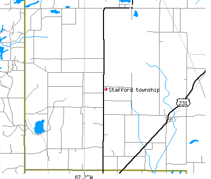 Stafford township, IN map