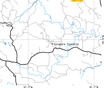 Sylamore township, AR map