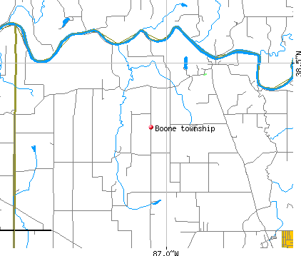 Boone township, IN map