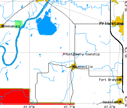 Montgomery township, IN map