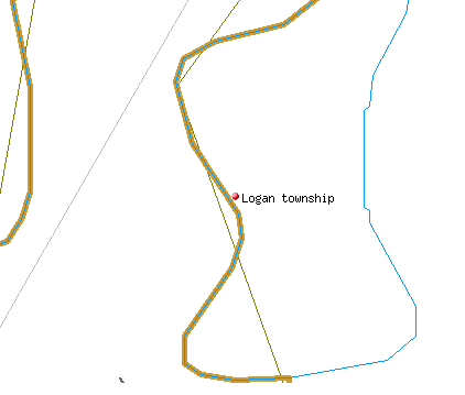 Logan township, IN map