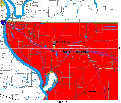 Bethel township, IN map