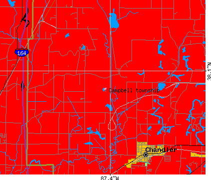 Campbell township, IN map