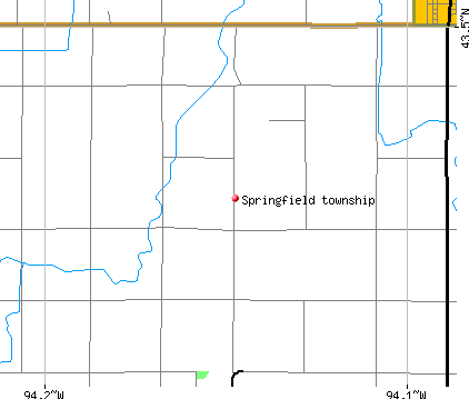 Springfield township, IA map