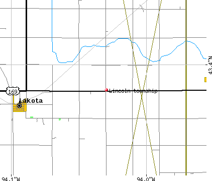 Lincoln township, IA map