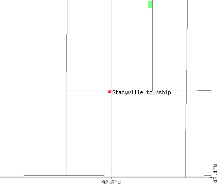 Stacyville township, IA map