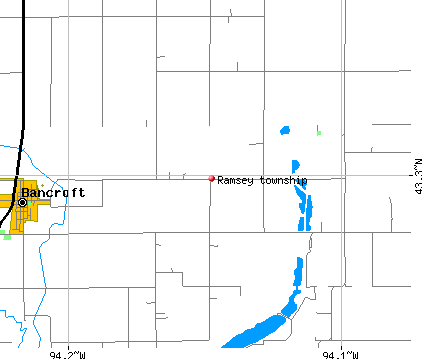 Ramsey township, IA map