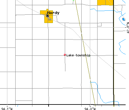 Lake township, IA map