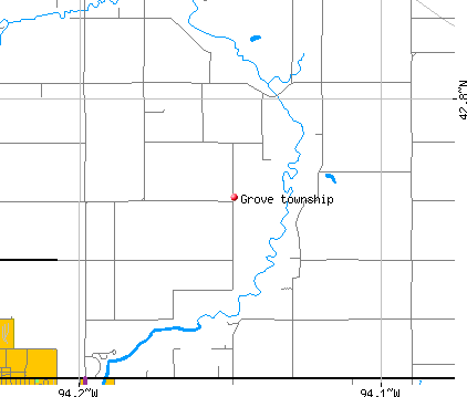 Grove township, IA map