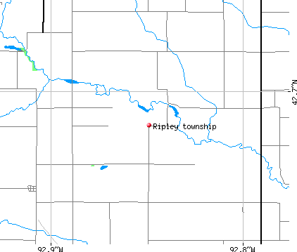 Ripley township, IA map