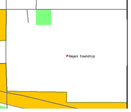 Hayes township, IA map
