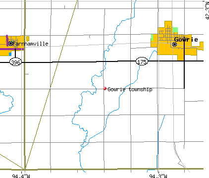Gowrie township, IA map