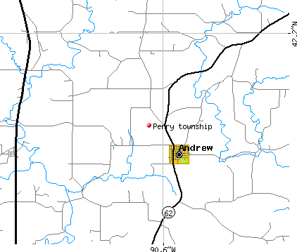 Perry township, IA map