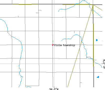 Viola township, IA map