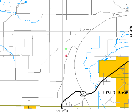 Seventy-Six township, IA map