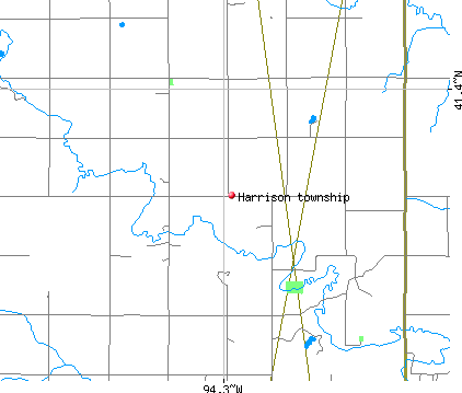 Harrison township, IA map