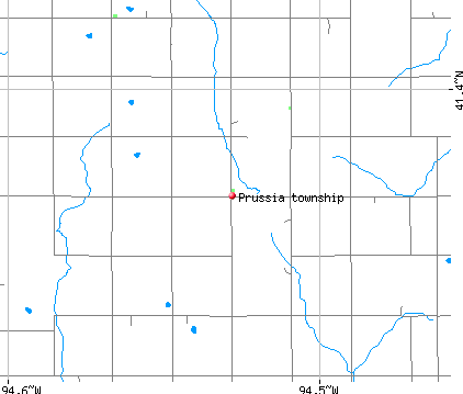 Prussia township, IA map