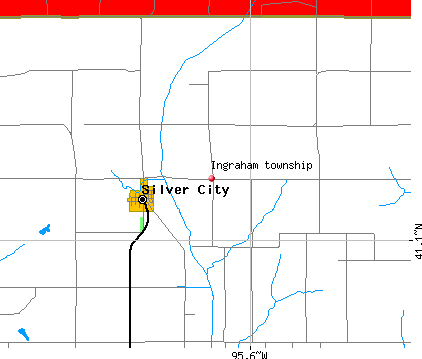 Ingraham township, IA map