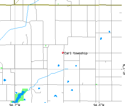 Carl township, IA map