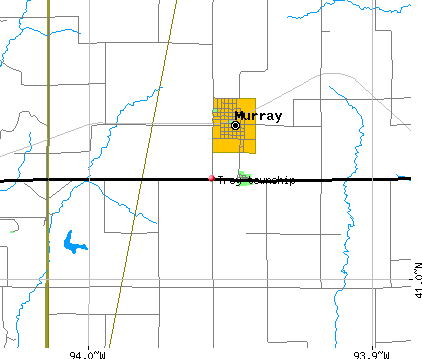 Troy township, IA map