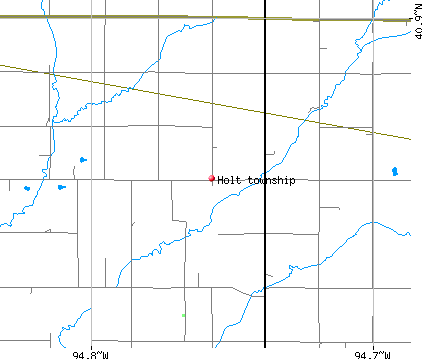 Holt township, IA map