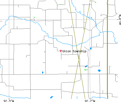 Union township, IA map