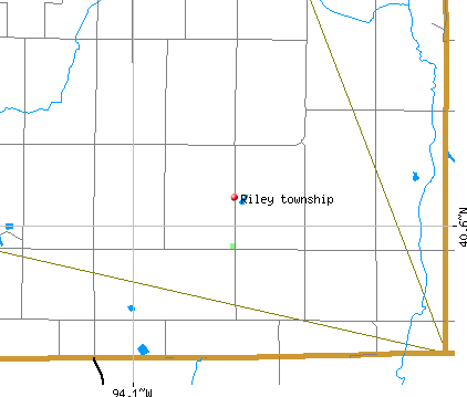 Riley township, IA map