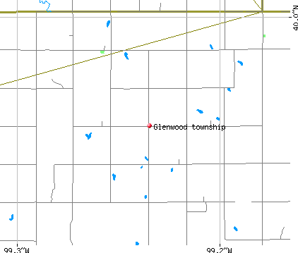 Glenwood township, KS map