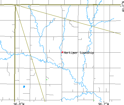 Herkimer township, KS map
