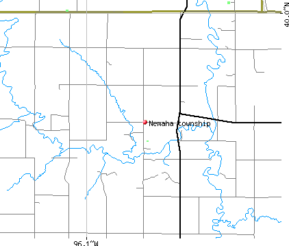Nemaha township, KS map